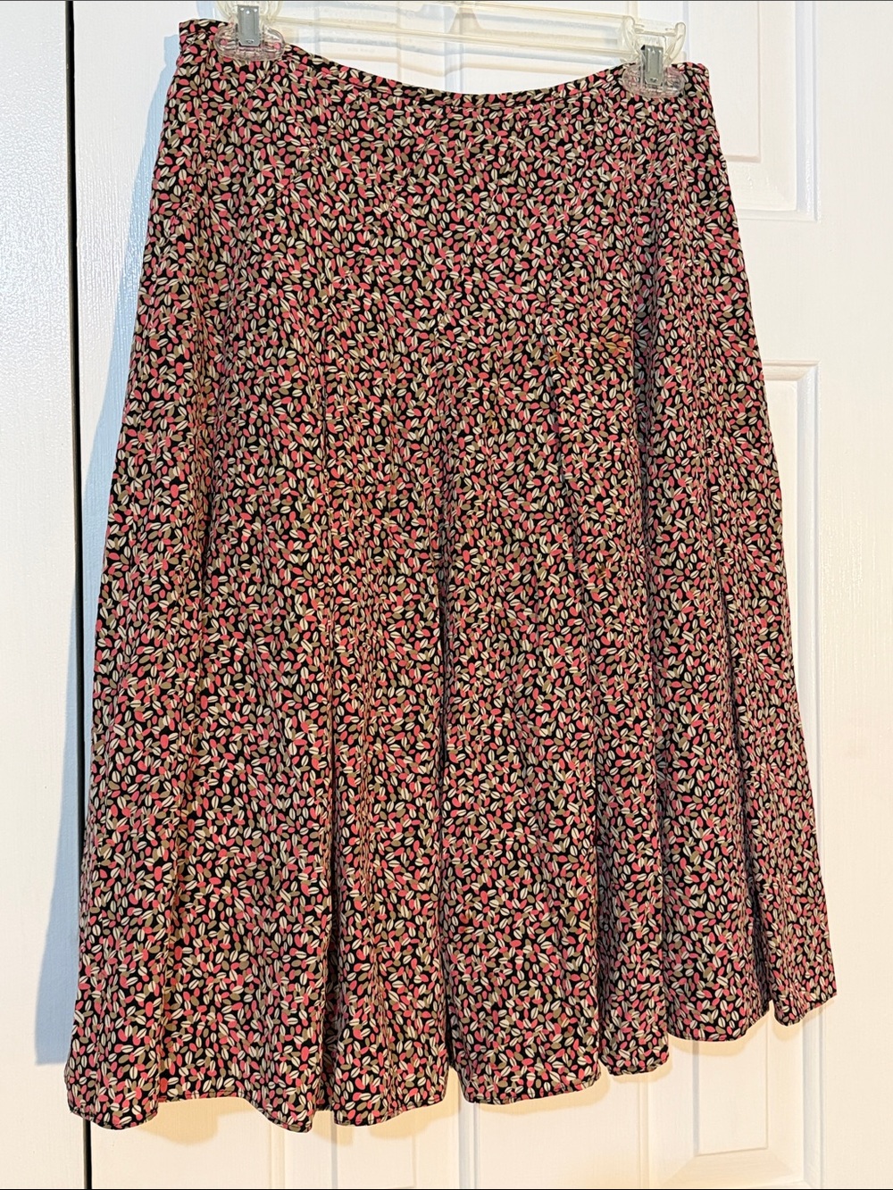 Talbots Pure Silk Pleated Skirt, Ladies 6